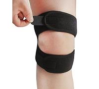 LTG PRO Neoprene Patella Knee Support Brace | Universal Fit Left or Right Knee | Adjustable Open Design | Pain Relief for Arthritis, Tendonitis & Sports Injuries (Black)