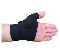 LTG PRO® Neoprene Thumb Support Brace - Universal Spica CMC Stabiliser for Sprains, Strains, Arthritic Thumb & Carpal Tunnel Relief (Left or Right Hand) (Black, XS-S (12-15cm) Left Hand)