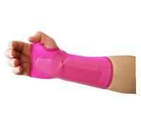 LTG PRO® Neoprene Wrist Brace Splint Support for Carpal Tunnel Sprain Strain Arthritis Stabilizer Tendonitis RSI Fractures & More, Pink Purple Black Blue Beige (Pink, L - XL (Right))