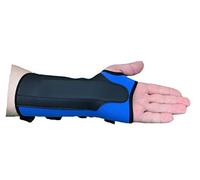 LTG PRO® Neoprene Wrist Brace Splint Support for Carpal Tunnel Sprain Strain Arthritis Stabilizer Tendonitis RSI Fractures & More, Pink Purple Black Blue Beige (Blue, L - XL (Left))