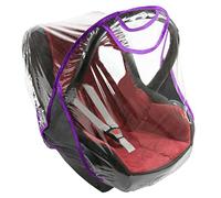 LTG PRO Quality Car Seat Rain Cover for Maxi-COSI Cabrio Fix Pebble Clear Plastic (Purple)