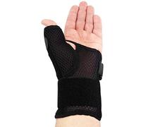 LTG PRO Thumb & Wrist Support Brace | Breathable Mesh Hand Splint Stabiliser for Arthritis, Carpal Tunnel, Tendonitis, Sprains & Injury Recovery (Black)