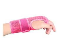 LTG PRO® Wrist Support Mesh Breathable Brace Splint Carpal Tunnel Strain Sprain (Pink)