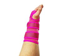LTG PRO® Wrist Support Universal Size Breathable Mesh Brace Splint Carpal Tunnel Strain Sprain (Pink)