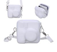 LTGEM Camera Case Compatible with Fujifilm Instax Mini SE Instant Camera, White