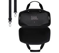 LTGEM Case Compatible with JBL Boombox 4 Most Powerful Portable Waterproof Speaker with Shoulder Strap, Black(Case Only)