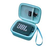 LTGEM Case Compatible with JBL Go 4 and JBL Go 3 and JBL Go 3 Eco Ultra-Portable Waterproof Speaker, blue