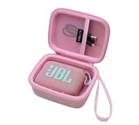 LTGEM Case Compatible with JBL Go 4 and JBL Go 3 and JBL Go 3 Eco Ultra-Portable Waterproof Speaker, pink