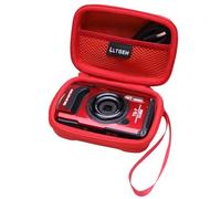 LTGEM Case Compatible with OM SYSTEM Olympus Tough TG-7 / TG-6 / TG-5 / TG-4 Underwater Digital Camera, Hard Travel Carrying Storage Bag - Red(Case Only)
