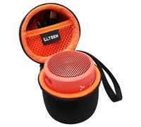 LTGEM Case Compatible with Sony SRSXB13/B/SRS-XB100 / SRS-XB12 Extra Bass Portable Waterproof Speaker, Black+Orange