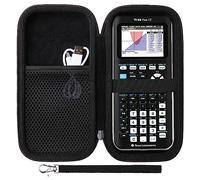 LTGEM Case Compatible with Texas Instruments TI-84 Plus CE/TI-84 Plus/TI-Nspire CX II CAS/TI-Nspire CX II/TI-83 Plus/TI-89 Titanium Color Graphing Calculator, Black(Case Only)