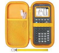 LTGEM Case Compatible with Texas Instruments TI-84 Plus CE/TI-84 Plus/TI-Nspire CX II CAS/TI-Nspire CX II/TI-83 Plus/TI-89 Titanium Color Graphing Calculator, Yellow(Case Only)