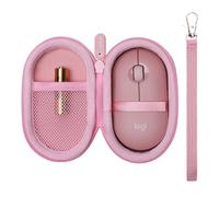 LTGEM Case for Logitech Pebble Mouse 2 M350s/M350 Wireless Mouse, Pink | Hard Eva Shell, Waterproof, Shock Protection, Soft Anti-Scratch Interior, Office Travel Carrying Storage Bag Case Only