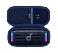 LTGEM Case for Soundcore Boom 3i Outdoor Bluetooth Speaker | Hard EVA Shell, Water-Resistant, Shock Protection, Scratch-Resistant Interior, Portable Travel Storage Case Only