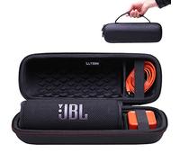 LTGEM EVA Hard Carrying Case Compatible with JBL FLIP 7/6/5 Waterproof Portable Speaker - Black