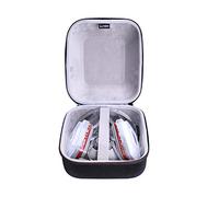 LTGEM EVA Hard Case for 3M Medium Reusable Half-Mask Respirator Face Piece 1/2 Mask DEWALT Safety Goggle/Filter
