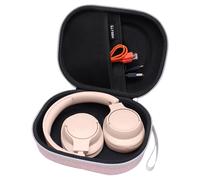 LTGEM EVA Hard Case for JBL Live 770NC/660NC/650BT/460NC/670NC/400BT/500BT and JBL Tune 770NC/710BT/720BT/760NC/700BT/750BT/510BT/660NC/520BT/500/Tour One Bluetooth Wireless Headphone(Pink+Black)