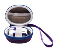 LTGEM Hard Case for LPOW Bluetooth Fingertip Pulse Oximeter - Travel Protective Carrying Storage Bag(Purple+Grey)