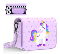 LTGEM Kids Camera Case Bag Compatible With ESOXOFFORE/Dylanto/DUDUDRAGON/GREENKINDER/Cimizi Instant Print Camera and Instant Camera Refill Print Paper, Pony Purple