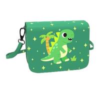 LTGEM Kids Camera Case Bag Compatible With ESOXOFFORE/Dylanto/DUDUDRAGON/GREENKINDER/Cimizi Instant Print Camera and Instant Camera Refill Print Paper, Dinosaur Green