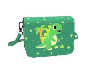LTGEM Kids Camera Case Bag Compatible With ESOXOFFORE/Dylanto/DUDUDRAGON/GREENKINDER/Cimizi Instant Print Camera and Instant Camera Refill Print Paper, Dinosaur Green