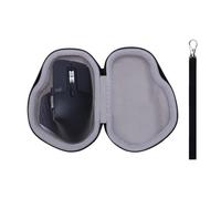 LTGEM Mouse Case Compatible with Logitech MX Master 4/3S/3/2S Ergonomic Wireless Mouse, Office Travel Carrying Storage Bag - Black+Gray(Case Only)