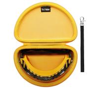 LTGEM Safety Glasses Case for Dewalt DPG82/DPG82-11/DPG82-11C/DPG82-11D/DPG82-21/DPG82-21C/DPG82-21D/DPG84, Yellow (Case Only)