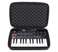 LTGEM Travel Hard Carrying Case for Akai Professional MPK Mini MKII & MK3 & MK2 / MPK Mini Play | 5-Key Ultra-Portable USB，M-WAVE 25 Key | MIDI Drum Pad & Keyboard Controller(black)
