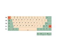 LTH-GD Computer Accessories Melon Profile Keycaps Keyboard Key Dye Sub Root Black Font Thick Pbt Keycap Gh60 Dz60 Xd84 Keyboard replacement (Color : KIT 3)