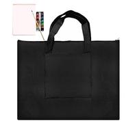 LTHERMELK A2 Painting Drawing Board Storage Bag, Waterproof Canvas Art Tote With Handles, Portfolio Carrying Handbag Shoulder Bag for Artwork, Poster, Sketching, Photography Supplies
