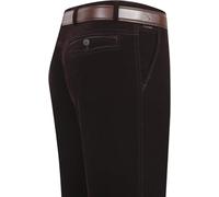 LTHTX Men's Stretchy Corduroy Straight Long Pants, High Waist Corduroy Trousers Men Casual Slim Fit Work Dress with Pockets (Dark Purple,38)