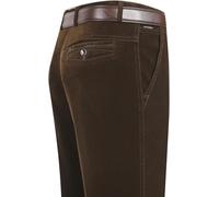 LTHTX Men's Stretchy Corduroy Straight Long Pants, High Waist Corduroy Trousers Men Casual Slim Fit Work Dress with Pockets (Khaki,33)