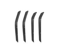 LTHTZO 4pcs/set Car Modified Front Rear Flares Extension Wheel Eyebrow Trim Mudguard Compatible for Wrangler JK 2007-2017 Wheel Brow Bow Trim Lips Fenders Flares Protectors