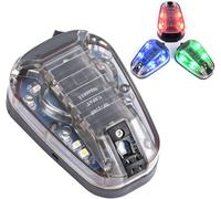 LThyzszb Tactical Helmet Light Signal Light with LED+IR/Strobe Military IFF Helmet Light Flashlight Survival Signal Light for Outdoor Sports (Black Base-Green Light)