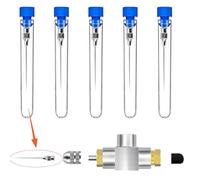 LTIENBST 5PCS Universal Aluminum Replacement Needles Nitrogen Fill Tools Nitrogen Needle Kit,35MM Long