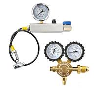 LTIENBST Nitrogen Shock Absorber Filling Kit With Schrader Valve Nitrogen Shock Absorber Filling Tool Compatible with Off-road Bike, ATV, ATC, UTV, Dirt Bike