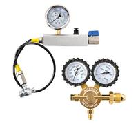 LTIENBST Nitrogen Shock Fill Kit with Schrader Valve 556 & 700Psi Nitrogen Gauge Nitrogen Regulator Shock Fill Tool Compatible with Off-road Bike, ATV, ATC, UTV, Dirt Bike