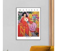 LTjiajuypd Abstract Henri Matisse The Window 1916 Prints Canvas Painting Vintage Gallery Wall Art Red Jacket 1937 Prints Poster(40x60CM/Frameless)