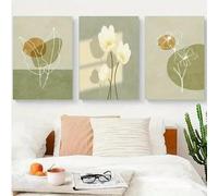 LTjiajuypd Botanical Wall Art Canvas Prints Painting Modern Contemporary Minimalist Chic Style Nordic for Living Room Home Decoration 60x90cm-3Pcs Frameless