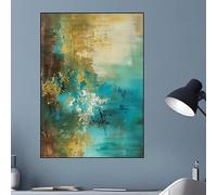 LTjiajuypd Canvas Prints Nordic Decorative Oil Painting Minimalist Room Abstract Corridor Art Light Luxury Mural Painting(70x110cm)