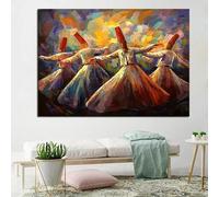 LTjiajuypd Canvas Prints Paintings Ethnic Dance Posters And Printmaking Wall Art Modern Home Artworks For Living Room Decoration(60x85cm)