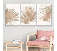 LTjiajuypd Canvas Prints Poster Painting Abstract Palm Leaf Art Boho Home For A Tropical Vibe, Posters And Office Interior Decoration(50x75cm-3Pcs)