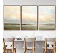 LTjiajuypd Canvas Wall Art Minimal Pastel Sunset Desert Landscape Nature Abstract Illustrations Modern Vintage(50x75cm-3Pcs)