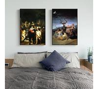 LTjiajuypd Francisco De Goya Canvas Prints Oil Painting Poster Wall Art Home Room Decor Painting Living Room Restaurant Kitchen Art 60x90cm-2pcs Frameless