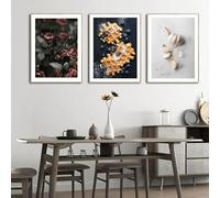 LTjiajuypd Fruit Photography Pomegranate Figs Kitchen Posters Canvas Prints Painting Posters Wall Art for Room Decoration Wall Art 30x45cm-3Pcs Frameless
