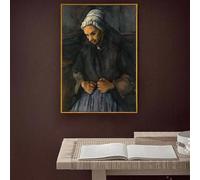 LTjiajuypd Home Decoration Print Canvas Art Wall Pictures for Living Room Poster Canvas Printings Paintings French Paul Cezanne 50x75cm Frameless