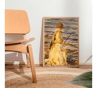 LTjiajuypd John Singer Sargent Famous Painter Female Portrait Poster Elegant Woman Canvas Prints Painting Wall Art For Room Home Decor(20x30cm/Frameless)