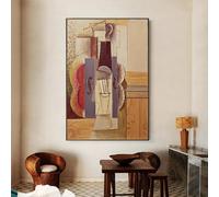 LTjiajuypd Modern Pablo European Posters Prints Canvas Prints Painting Picasso Abstract Guitar Artworks Decorative for Living Room 70x100cm Frameless