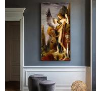 LTjiajuypd Nordic Vintage Classic Fairy Man Canvas Oil Painting Print Wall Art Decor for Living Room Bedroom Home Famous(30x60cm)