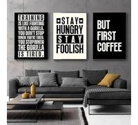 LTjiajuypd Retro Slogans Inspirational Slogans Warm Sentences Canvas Prints Painting for Living Room Study Bedroom Decoration 30x50cm-3Pcs Frameless